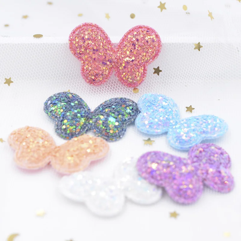 Glitter Paillette Fabric Padded Patches Cute Butterfly Appliques for Craft Clothes Sewing Supplies DIY Hair Clip Accessories F68
Glitter Paillette Fabric Padded Patches Cute Butterfly Appliques for Craft Clothes Sewing Supplies DIY Hair Clip Accessories F68