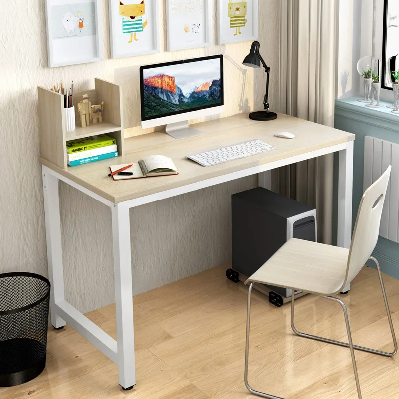 Image Simple Modern Office Desk Portable Computer Desk Home Office Furniture Study Writing Table Desktop Laptop Table