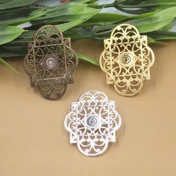 Retro Brooch Bases Pin Back 44*32mm Filigree Flower Brooches Pins Settings Blanks Findings DIY Jewelry Making Multi-color
Retro Brooch Bases Pin Back 44*32mm Filigree Flower Brooches Pins Settings Blanks Findings DIY Jewelry Making Multi-color