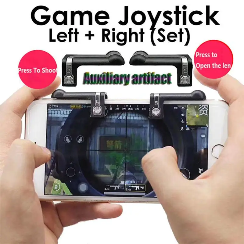 1pair Phone Mobile Gaming Trigger Fire Button Handle for L1R1 Shooter Controller PUBG Rules of Survival Hot New #REFG
1pair Phone Mobile Gaming Trigger Fire Button Handle for L1R1 Shooter Controller PUBG Rules of Survival Hot New #REFG