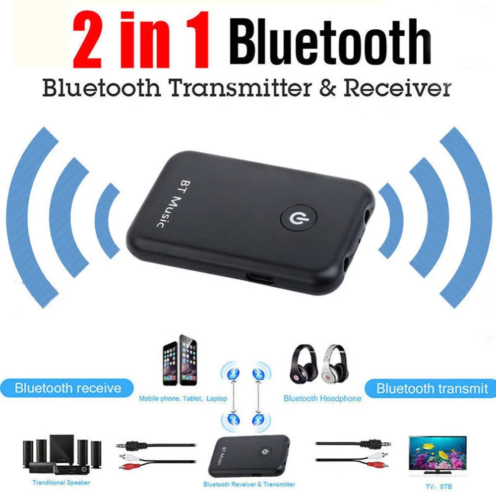 2 in 1 Bluetooth 4.2 Transmitter Receiver Wireless Audio Adapter Support 3.5mm Audio for TV Home Stereo Phone
2 in 1 Bluetooth 4.2 Transmitter Receiver Wireless Audio Adapter Support 3.5mm Audio for TV Home Stereo Phone