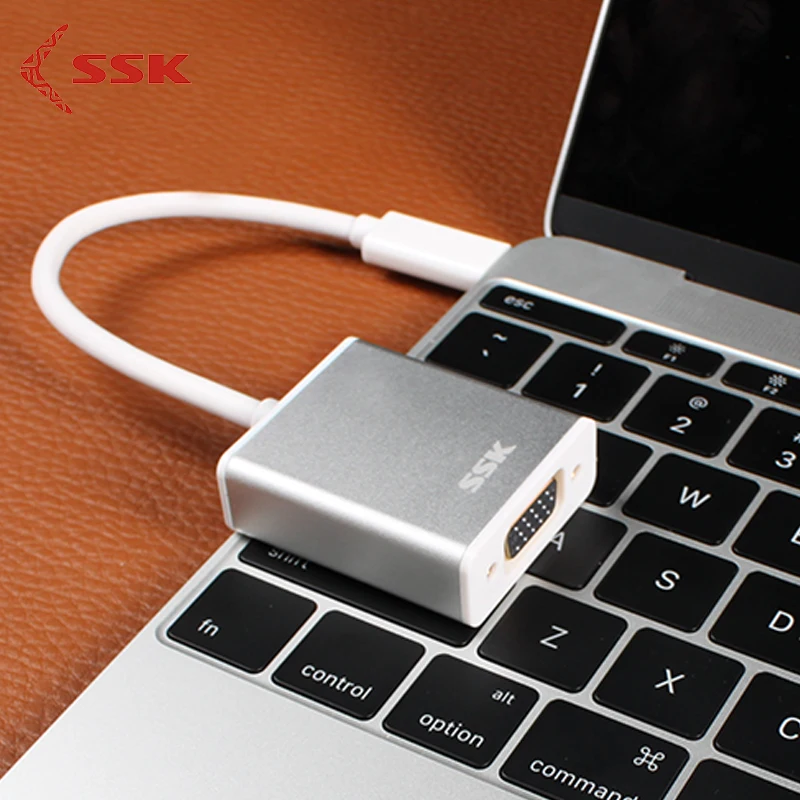 ССК SHU C015 usb 3 1 папа к женскому тип c VGA адаптер конвертер 1080P подключение ТВ