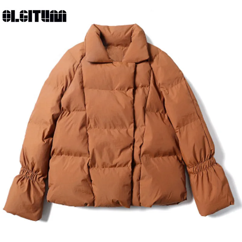 New 2018 Winter Fashion Casual Short Thick Solid Color Cotton Jacket Women Bread Clothes Cotton Coat 
New 2018 Winter Fashion Casual Short Thick Solid Color Cotton Jacket Women Bread Clothes Cotton Coat