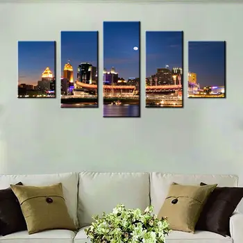 Cityscape Moon Poster Wall Art Painting Canvas Prints Moon Home Decorations Night City Scene Pictures for Room Office Wall Decor
Cityscape Moon Poster Wall Art Painting Canvas Prints Moon Home Decorations Night City Scene Pictures for Room Office Wall Decor