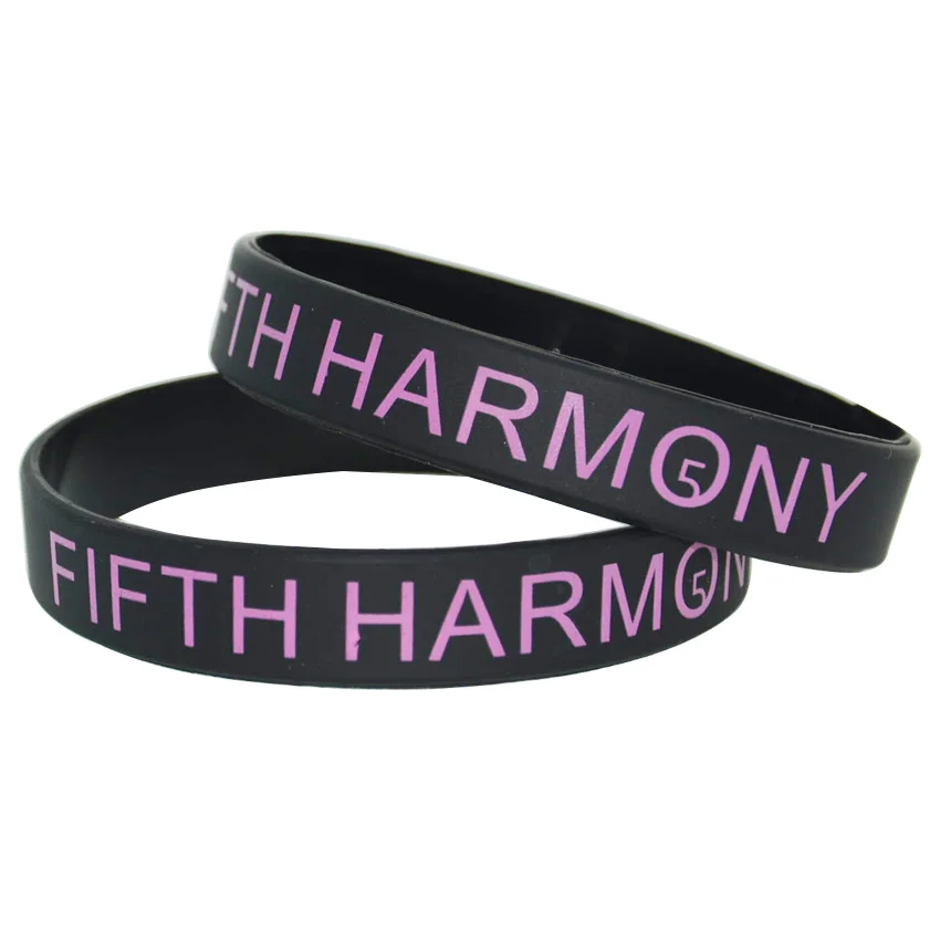 1piece Fifth Harmony Silicone Printed Wristband Bracelet Adult Size For Music Fans
1piece Fifth Harmony Silicone Printed Wristband Bracelet Adult Size For Music Fans