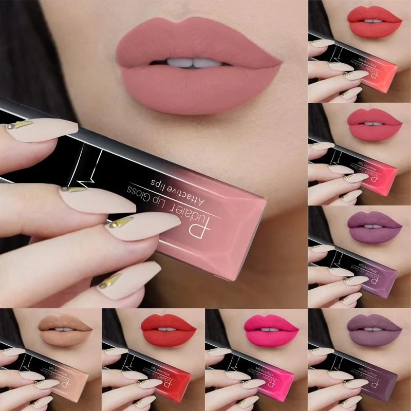 PUDAIER Nude Sexy Kilie Lipstick Metallic Lip Gloss Long Lasting Pigment Matte Liquid Lipstick Women Makeup valentines day Gift
PUDAIER Nude Sexy Kilie Lipstick Metallic Lip Gloss Long Lasting Pigment Matte Liquid Lipstick Women Makeup valentines day Gift