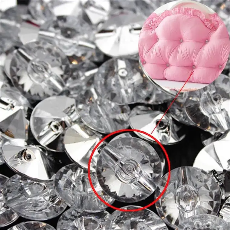 50PCS/LOT Clear White Crystal Buttons Sewing Rhinestones Round Acrylic Button Sew On Strass Crystals Point Stones for Clothing
50PCS/LOT Clear White Crystal Buttons Sewing Rhinestones Round Acrylic Button Sew On Strass Crystals Point Stones for Clothing