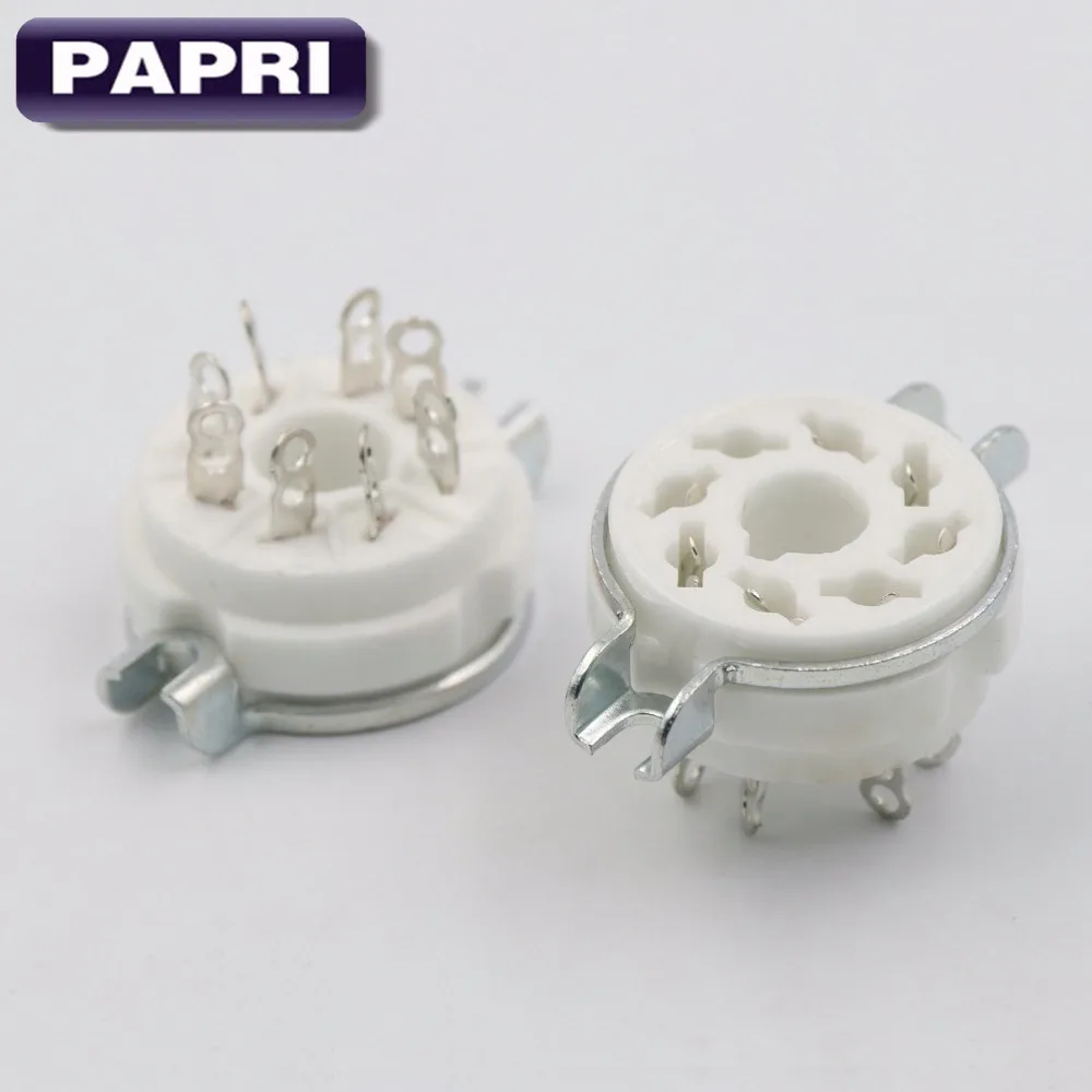10PCS Ceramic 8PIN Tube Socket K8A GZC8-1 Silver-plated Seat Tube Holder For KT88 6SN7 EL34 6L6 GZ34 5881 Etc Vacuum Tube
10PCS Ceramic 8PIN Tube Socket K8A GZC8-1 Silver-plated Seat Tube Holder For KT88 6SN7 EL34 6L6 GZ34 5881 Etc Vacuum Tube