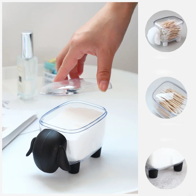 Plastic Cotton Swab Storage Box For Creative Sheep Shape Toothpick Dispenser Household Container With Lid Organizer Holder Case
Plastic Cotton Swab Storage Box For Creative Sheep Shape Toothpick Dispenser Household Container With Lid Organizer Holder Case