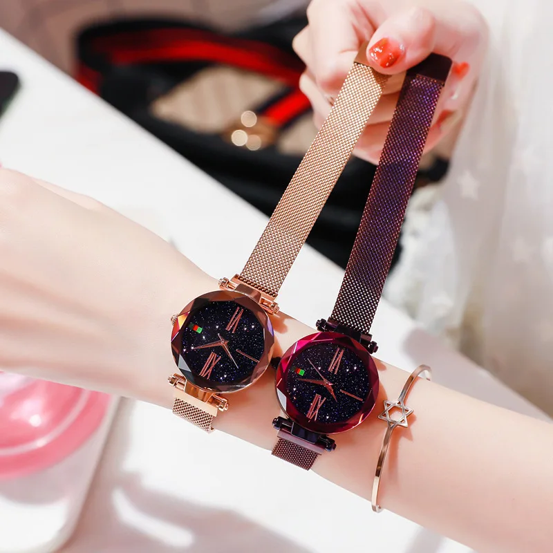 2018 Fashion Night Flash Starry Sky Dial Women Watches Stainless Steel Waterproof Creative Diamond Elegant Ladies Quartz-Watch
2018 Fashion Night Flash Starry Sky Dial Women Watches Stainless Steel Waterproof Creative Diamond Elegant Ladies Quartz-Watch