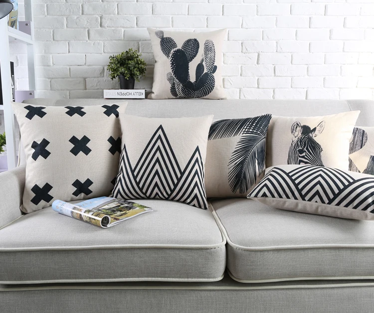Cactus Pillow Case Decorative Cushion Cover Zebra Black and White Geometric Palm Tree Pineapple Decor Throw Pillowcase for sofa
Cactus Pillow Case Decorative Cushion Cover Zebra Black and White Geometric Palm Tree Pineapple Decor Throw Pillowcase for sofa