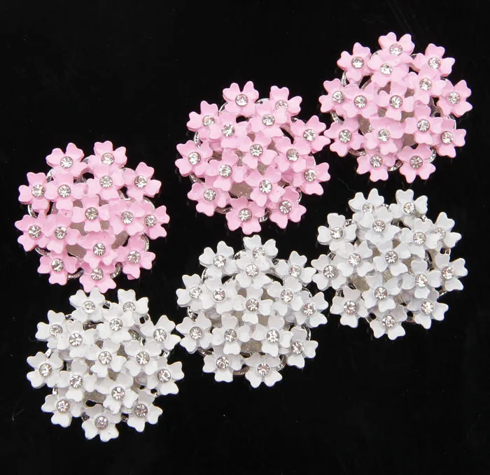 Yundfly 5pcs/lot 25MM Flower Alloy Button Special Shiny Rhinestone Diamond Button Wedding Decorative Jewelry Diy Hair Accessory
Yundfly 5pcs/lot 25MM Flower Alloy Button Special Shiny Rhinestone Diamond Button Wedding Decorative Jewelry Diy Hair Accessory