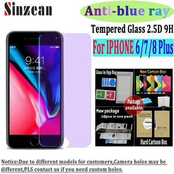Sinzean 50pcs For IPHONE 8 Plus Anti blue ray tempered glass For IPHONE 7 Plus/6 Plus screen protector Film with retail box
Sinzean 50pcs For IPHONE 8 Plus Anti blue ray tempered glass For IPHONE 7 Plus/6 Plus screen protector Film with retail box