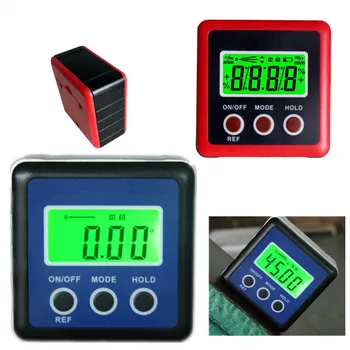 BULE Precision Digital Protractor Inclinometer Water Proof Level Box Digital Angle Finder Bevel Box With Magnet Base
BULE Precision Digital Protractor Inclinometer Water Proof Level Box Digital Angle Finder Bevel Box With Magnet Base
