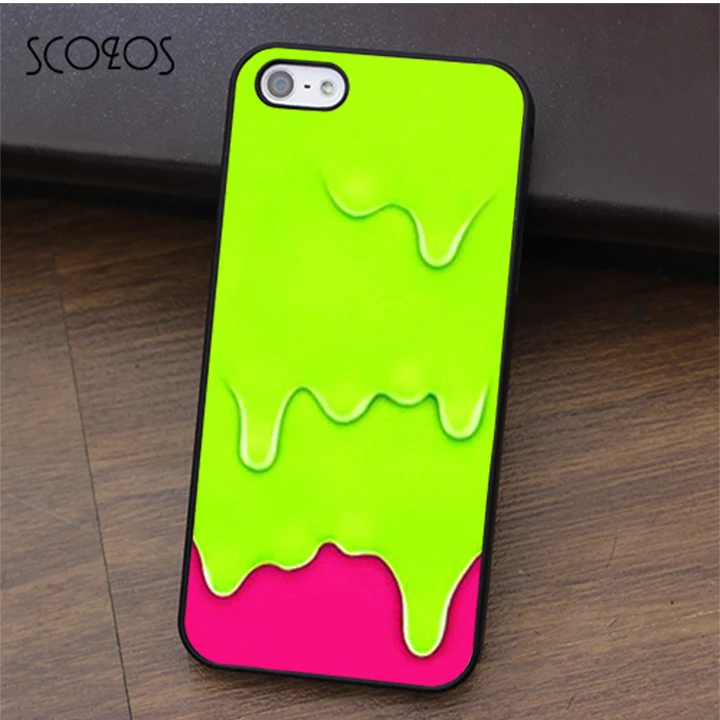 Scozos плавления Мороженое чехол для iPhone X 4 4S 5 5S Se 5C 6 6s 7 8 и плюс # fa538 | Мобильные