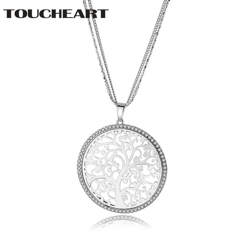 TOUCHEART Dainty Everyday Long Necklace Jewelry with Nature Spiritual Tree of Life Crystal Pendant Holder DIY Necklace SNE170034 
TOUCHEART Dainty Everyday Long Necklace Jewelry with Nature Spiritual Tree of Life Crystal Pendant Holder DIY Necklace SNE170034