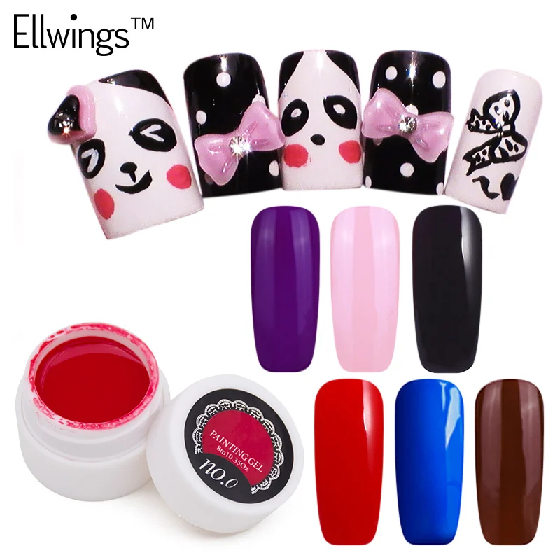 Ellwings 12 Colors Paint Gel Pure Colors UV LED Nail Painting Gel Charming Color for Nail Art Manicure Painting Gel
Ellwings 12 Colors Paint Gel Pure Colors UV LED Nail Painting Gel Charming Color for Nail Art Manicure Painting Gel