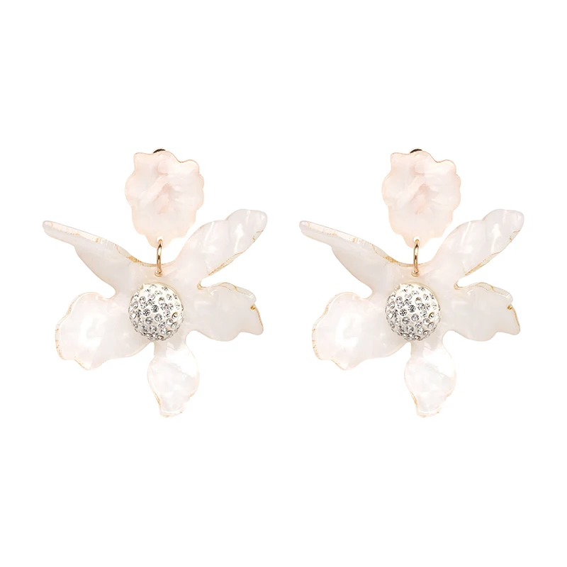 FASHIONSNOOPS New Arrival Special Design Big Flower Shaped Earrings For Women Resin Statement Jewelry Charm Dangle Drop Earring
FASHIONSNOOPS New Arrival Special Design Big Flower Shaped Earrings For Women Resin Statement Jewelry Charm Dangle Drop Earring