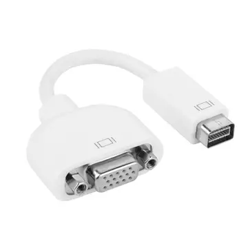 Mini DVI to VGA Adapter Mini-DVI Male to VGA Female Video Adapter Cable for Apple/MacBook/Computer/PC Accessories
Mini DVI to VGA Adapter Mini-DVI Male to VGA Female Video Adapter Cable for Apple/MacBook/Computer/PC Accessories