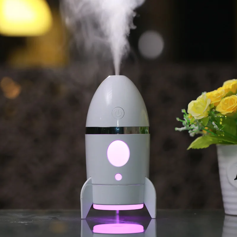 135ml Creative Rocket Humidifier Colorful Night Light Air Diffuser Purifier Atomizer Essential oil diffuser difusor de aroma
135ml Creative Rocket Humidifier Colorful Night Light Air Diffuser Purifier Atomizer Essential oil diffuser difusor de aroma