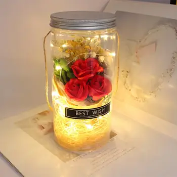 Creative Led Night Light Rose in Wishing Bottle Night Lamp Novelty Gift Lamp for Christmas Valentine's Day Wedding Decoration
Creative Led Night Light Rose in Wishing Bottle Night Lamp Novelty Gift Lamp for Christmas Valentine's Day Wedding Decoration