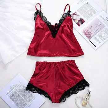 Hirigin Summer New Women Silk Satin Sexy Feminine Lace 2pcs/set Robe Shorts Sleepwear Nightwear Pajama Sets
Hirigin Summer New Women Silk Satin Sexy Feminine Lace 2pcs/set Robe Shorts Sleepwear Nightwear Pajama Sets