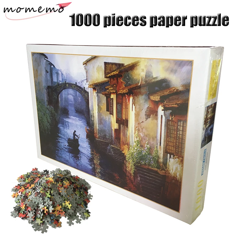 MOMEMO Jigsaw Puzzle Chinese Painting Series 1000 Pieces Paper Puzzle Adults Puzzle Children's Educational Toys with Box Packing
MOMEMO Jigsaw Puzzle Chinese Painting Series 1000 Pieces Paper Puzzle Adults Puzzle Children's Educational Toys with Box Packing