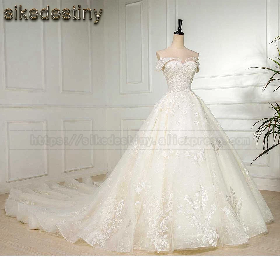 Real Picture Lace Beading Appliques Wedding Dress 2018 Sweetheart Off The Shoulder Bridal Gowns vestido de noiva 8056
Real Picture Lace Beading Appliques Wedding Dress 2018 Sweetheart Off The Shoulder Bridal Gowns vestido de noiva 8056