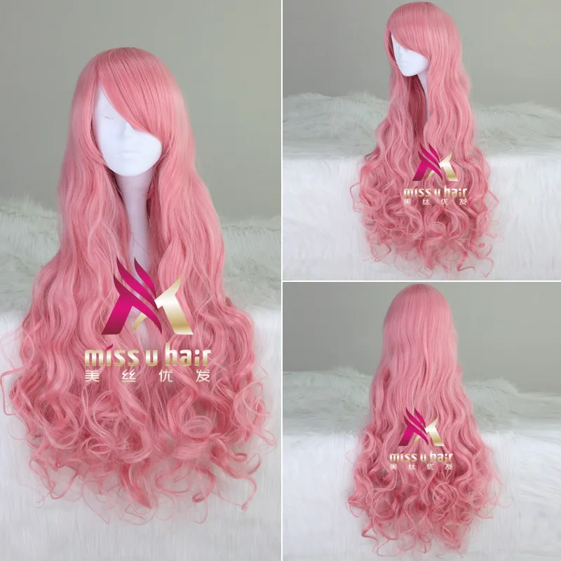 80cm/31" Vocaloid Women Megurine Pink Luka cosplay wig Lolita long wavy hair Ruizu role play hair wig costumes
80cm/31" Vocaloid Women Megurine Pink Luka cosplay wig Lolita long wavy hair Ruizu role play hair wig costumes