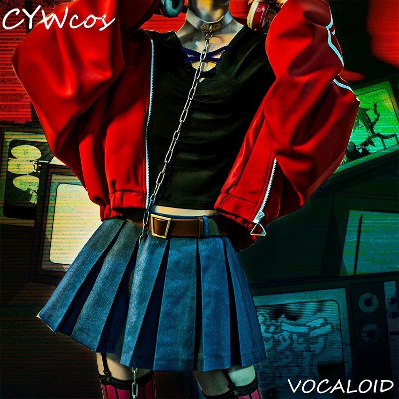 VOCALOID Vsinger Luo Tianyi VILLAIN Died In Words Cosplay Costume Christmas Party Costumes Daily Suits Coat+ShirtSkirt+Socks
VOCALOID Vsinger Luo Tianyi VILLAIN Died In Words Cosplay Costume Christmas Party Costumes Daily Suits Coat+ShirtSkirt+Socks