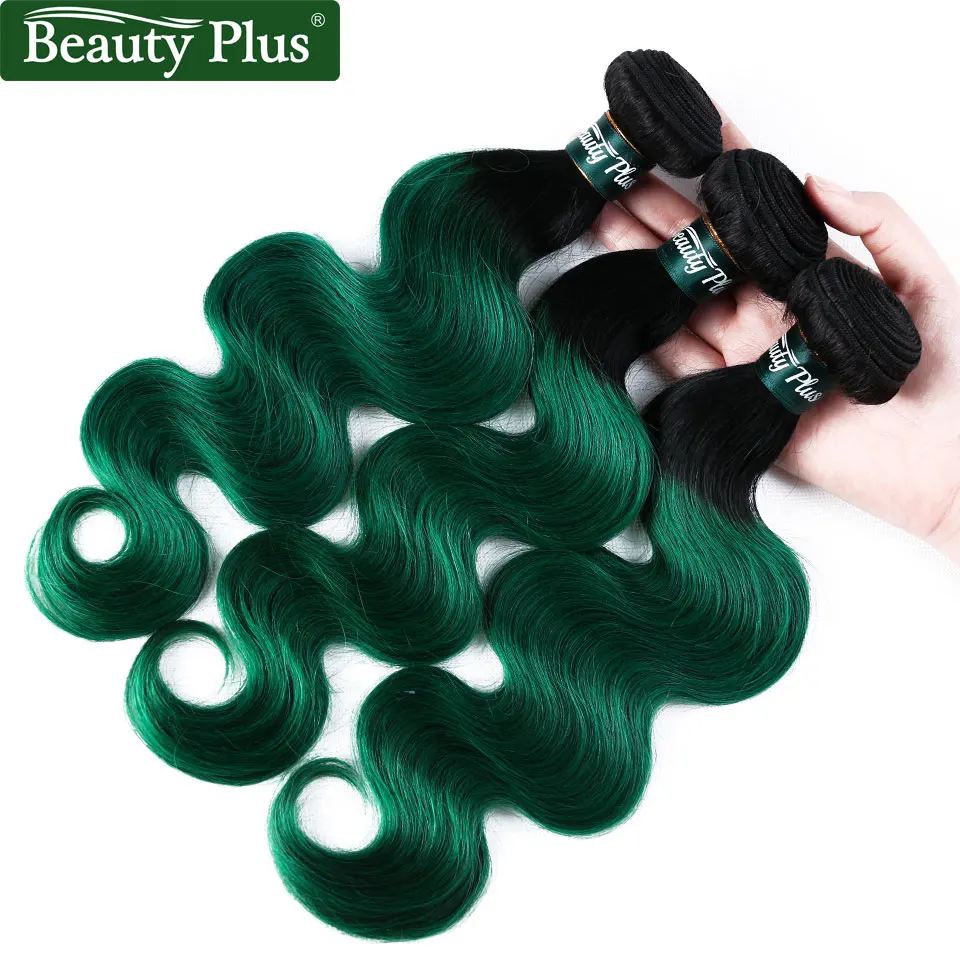 Ombre Brazilian body wave hair with closure (5)