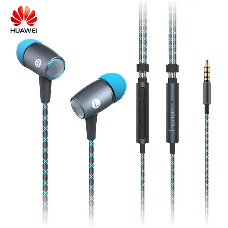 

Original Huawei Honor Engine earphones AM12 Plus with Mic 3 Keys Drive-By-Wire 3.5 mm Headset For Huawei Samsung Phone Computer
