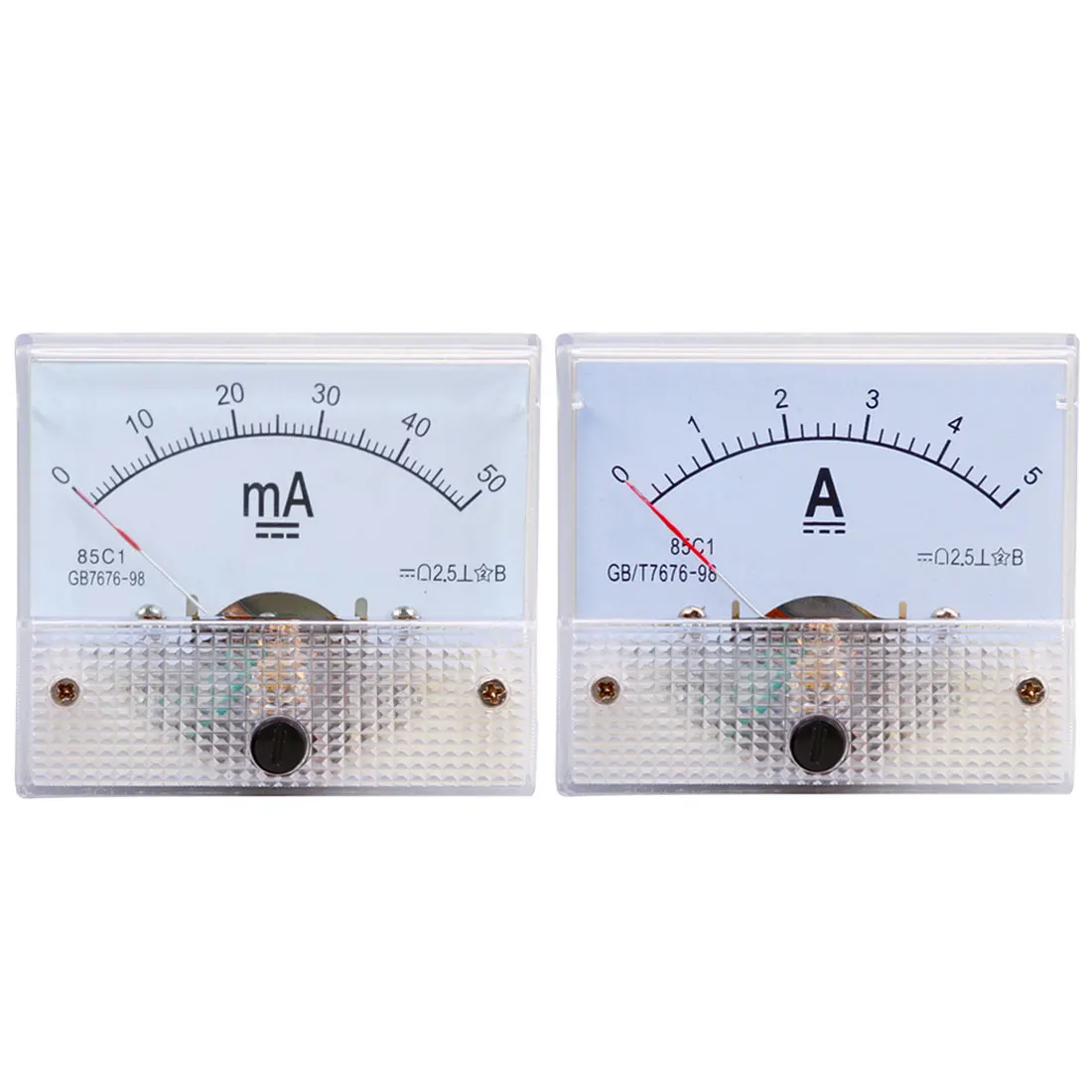 DC Pointer Current Meter 5A/10A/15A/20A/30A/50A/100A Analog Ammeter Current Meter Gauge Measuring Tools
DC Pointer Current Meter 5A/10A/15A/20A/30A/50A/100A Analog Ammeter Current Meter Gauge Measuring Tools
