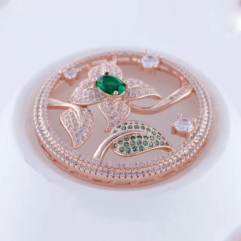 9 Colors Copper Micro Pave shiny Zircon Red Blue Green Crystal Flower Leaf Charms Pendant For Pearls Jewelry Fittings Handmade
9 Colors Copper Micro Pave shiny Zircon Red Blue Green Crystal Flower Leaf Charms Pendant For Pearls Jewelry Fittings Handmade
