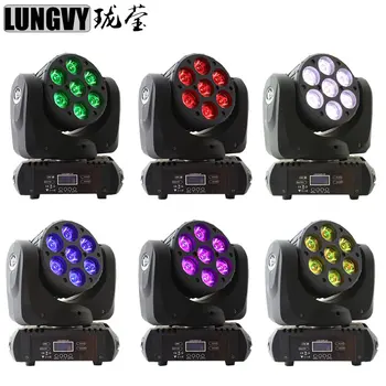 Free Shipping 6pcs/lot LED Beam Moving Head Stage Light 7x12W RGBW Professional DJ DMX Stage Lights
Free Shipping 6pcs/lot LED Beam Moving Head Stage Light 7x12W RGBW Professional DJ DMX Stage Lights