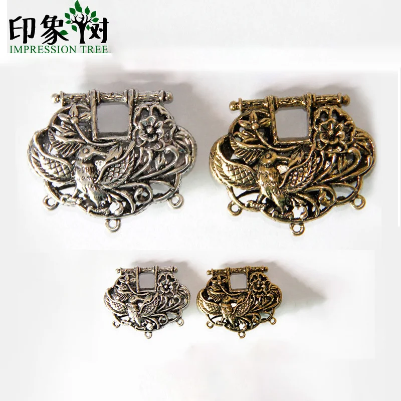 12*35*42MM Alloy Retro Bronze/Silver Lock Style Bird Pattern Charms For DIY Jewelry Making Bracelet Accessories Handmade 964
12*35*42MM Alloy Retro Bronze/Silver Lock Style Bird Pattern Charms For DIY Jewelry Making Bracelet Accessories Handmade 964