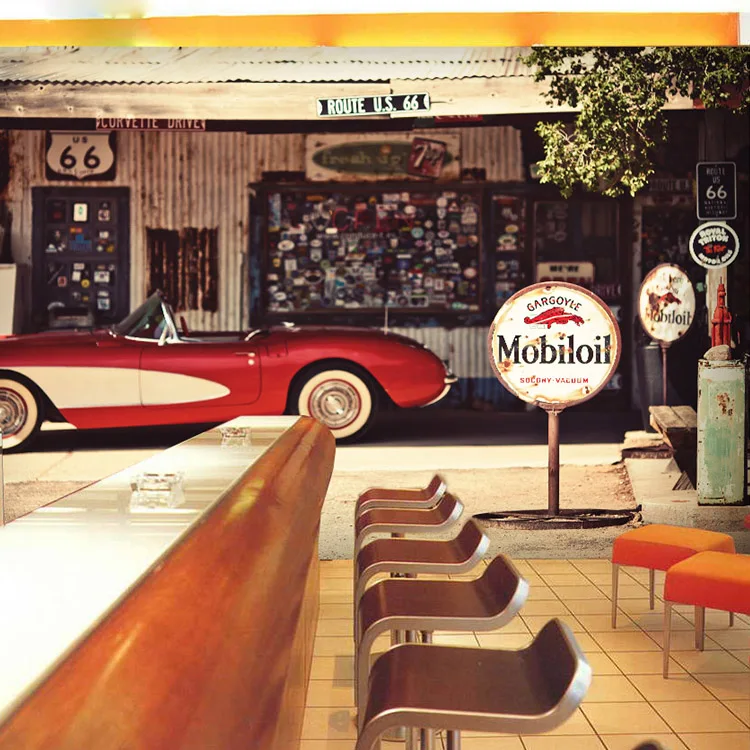 Custom vintage wallpaper ktv nostalgic cafe Lounge Restaurant Cafe wallpaper vintage car club room package background wallpaper
Custom vintage wallpaper ktv nostalgic cafe Lounge Restaurant Cafe wallpaper vintage car club room package background wallpaper