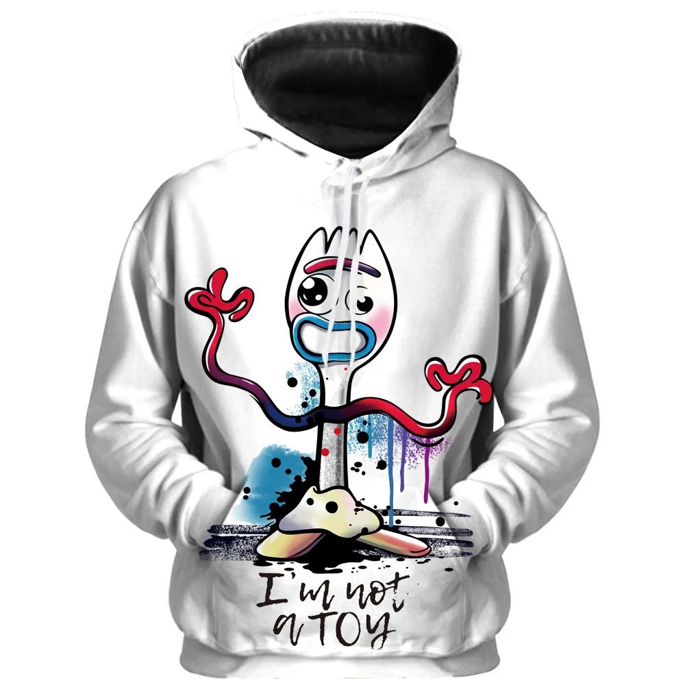 Cosplay Forky Toy Story 4 3D Hoodie Sweatshirt Jacket Unisex Sherif Woody Cartoon Buzz Lightyear tee Women Men costume
Cosplay Forky Toy Story 4 3D Hoodie Sweatshirt Jacket Unisex Sherif Woody Cartoon Buzz Lightyear tee Women Men costume