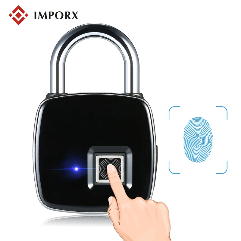 Newest Smart Keyless Fingerprint Lock USB Rechargeable IP65 Waterproof Smart Fingerprint Lock Anti-Theft Security Padlock Door
Newest Smart Keyless Fingerprint Lock USB Rechargeable IP65 Waterproof Smart Fingerprint Lock Anti-Theft Security Padlock Door