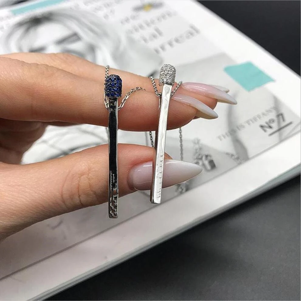 2019 Hit New Necklace from Italian Designer Brand Necklace Matches Stick Light made of 925 Sterling Silver for women girls unisex
2019 Hit New Necklace from Italian Designer Brand Necklace Matches Stick Light made of 925 Sterling Silver for women girls unisex