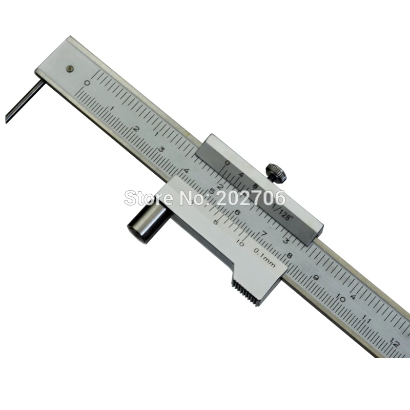 Scribing Caliper, 200mm 8in Dual Scale, Marking Vernier Caliper with  Carbide Marking Needle for Scribe on Metal Wood Plastic
