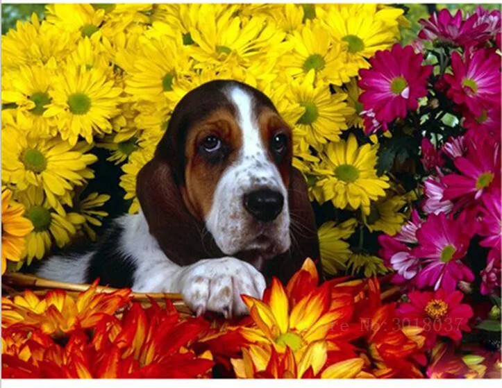 Diamond Mosaic Diy Diamond Embroidery Love Flower Big Ear Flower Dog Diamond Painting Cross Stitch Floral Rhinestone Decorations
Diamond Mosaic Diy Diamond Embroidery Love Flower Big Ear Flower Dog Diamond Painting Cross Stitch Floral Rhinestone Decorations
