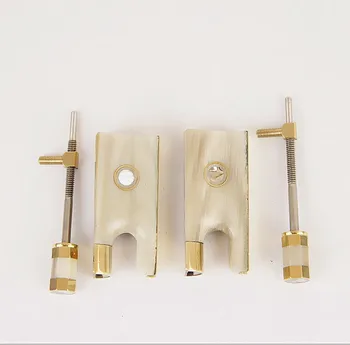 wholesale 10 Sets Brand New 4/4 Violin White Ox Horn Frog Copper Parts Double Pairs Eye #S170
wholesale 10 Sets Brand New 4/4 Violin White Ox Horn Frog Copper Parts Double Pairs Eye #S170