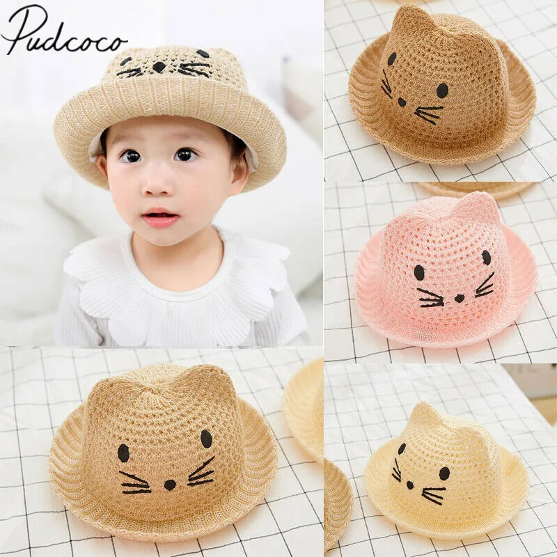 2019 Baby Summer Accessories Infant Kids Knitted Hats Cartoon Lovely 3D Cat Ear Sunshade Cap Khaki Brown Pink Breathable Hat
2019 Baby Summer Accessories Infant Kids Knitted Hats Cartoon Lovely 3D Cat Ear Sunshade Cap Khaki Brown Pink Breathable Hat