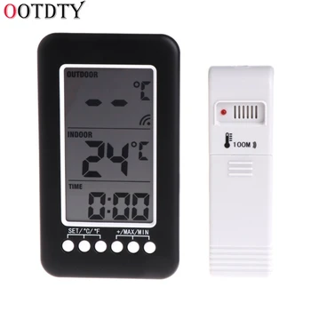 OOTDTY In/Outdoor Digital Wireless Thermometer Weather Station Clock Celsius/Fahrenheit Hygrometer
OOTDTY In/Outdoor Digital Wireless Thermometer Weather Station Clock Celsius/Fahrenheit Hygrometer