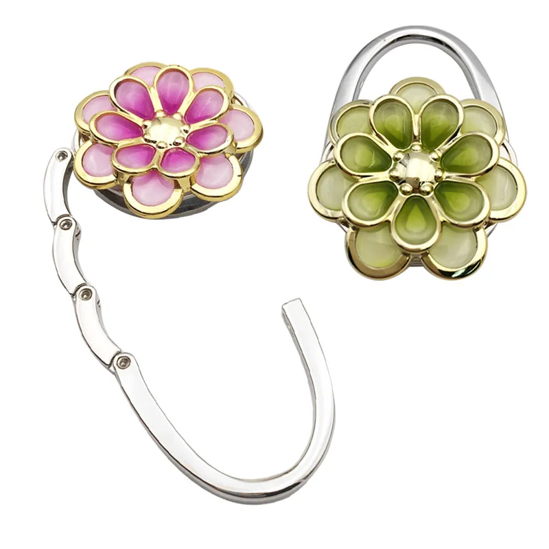 30PCS / LOT Flower metal table hook Alloy fashion creative folding bag buckle hooks desk bag hook
30PCS / LOT Flower metal table hook Alloy fashion creative folding bag buckle hooks desk bag hook