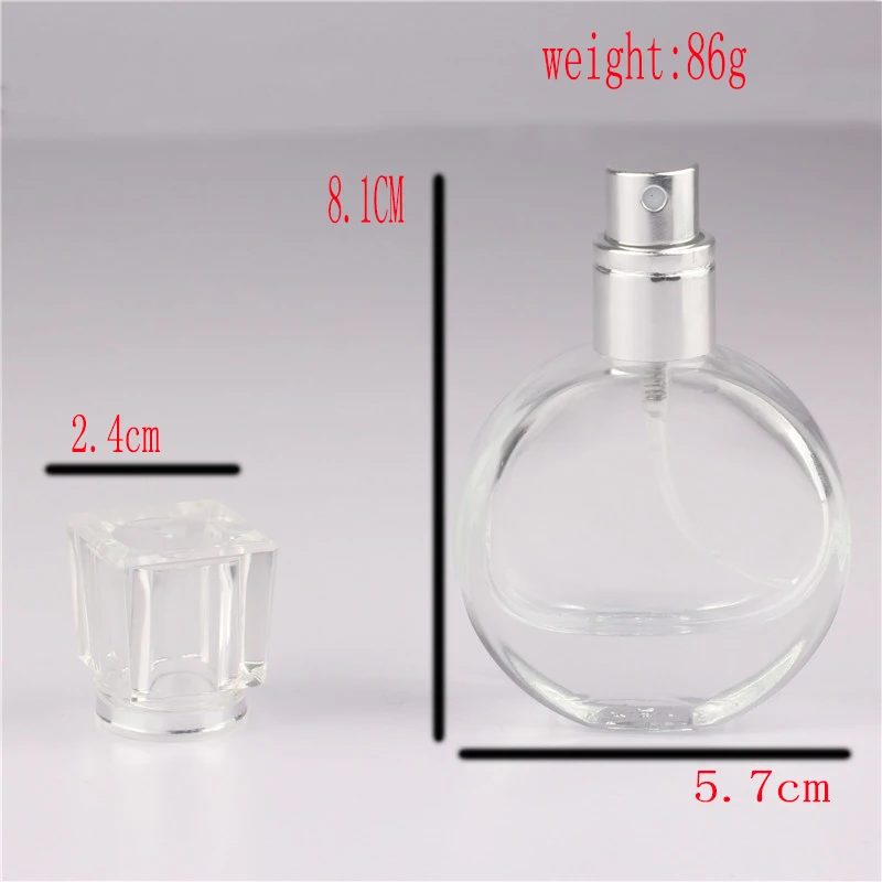 1 шт. 20 мл прозрачный стеклянный распылитель для духов бутылок Заправляемый спрей
