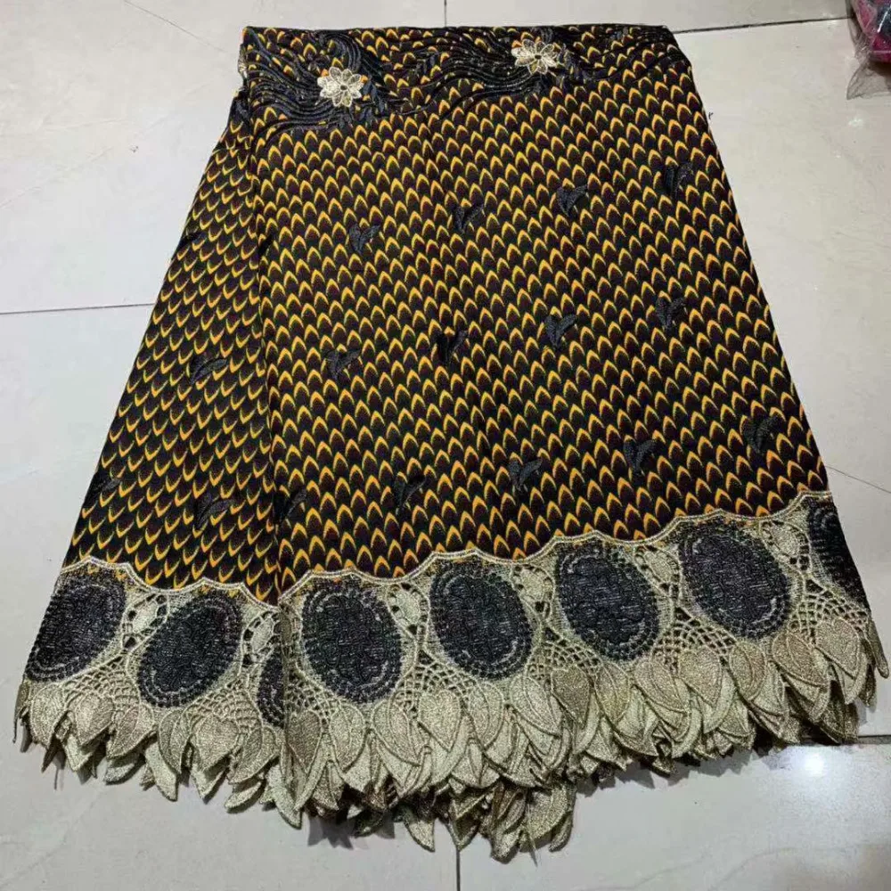 High Quality African Wax Net Lace Fabric New Arrival Ankara Wax Lace Fabric African Embroidery With Guipure Lace Fabrics A1431
High Quality African Wax Net Lace Fabric New Arrival Ankara Wax Lace Fabric African Embroidery With Guipure Lace Fabrics A1431