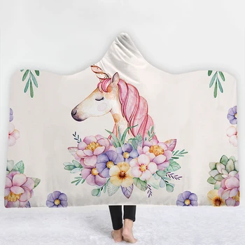 Fanaijia Unicorn Hooded Blanket Adults Children Coral Cartoon kids Blanket Portable Wearable blankets sofa throw
Fanaijia Unicorn Hooded Blanket Adults Children Coral Cartoon kids Blanket Portable Wearable blankets sofa throw