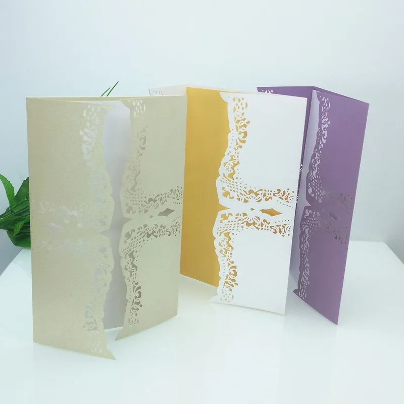 44pcs Romantic Decorative Card Fine Wedding Invitation Card Delicate Carved Pattern Wedding Invitations Party Supplies 5ZH55
44pcs Romantic Decorative Card Fine Wedding Invitation Card Delicate Carved Pattern Wedding Invitations Party Supplies 5ZH55